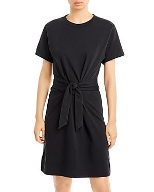 Vince Short Sleeve Tie Waist Dress