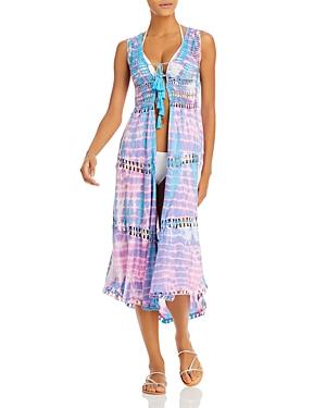 Tiare Hawaii Crochet Kimono Swim Cover-up