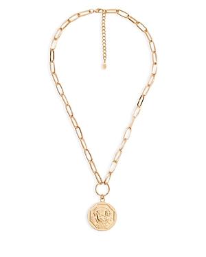 Aqua Large Medallion Necklace, 24 - 100% Exclusive