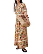 Ba & Sh Benja Paisley Print Maxi Dress