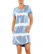 Billy T Shock Wave Tie Dyed Tee Dress
