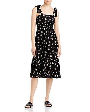 Ava & Esme Floral Tiered Tie Shoulder Dress (58% Off) - Comparable Value $118