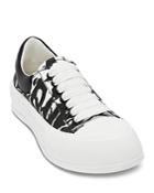 Alexander Mcqueen Men's Fabric Upper & Rubber Sole Sneakers