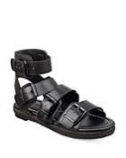 Kendall And Kylie Jackie Buckled Flat Sandals