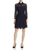 Nanette Lepore Lace Shirt Dress - Compare At $169