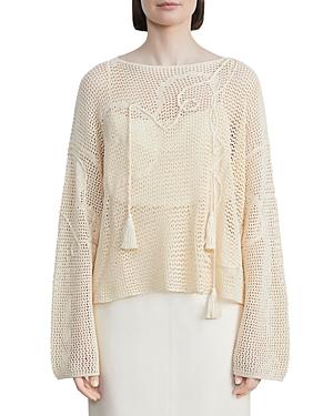 Lafayette 148 New York Open Stitch Sweater