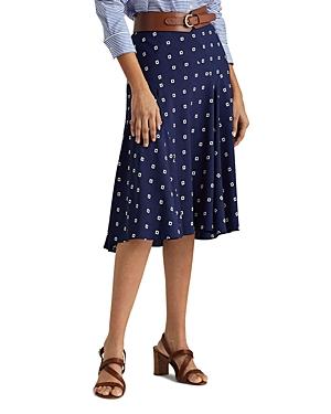 Lauren Ralph Lauren Printed A Line Skirt