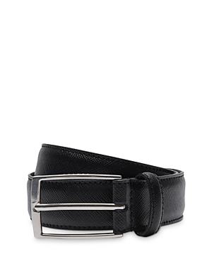 Sandro Men's Loop Saffiano Leather Belt