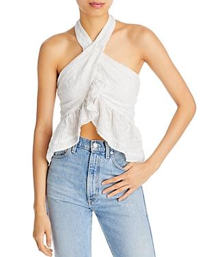 Line & Dot Roselle Halter Top