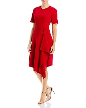 Black Halo Crete Ruffled A Line Dress