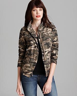 Aqua Jacket - Camo Army Jewel Pocket