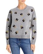 Alice And Olivia Gleeson Embroidered Sweater