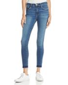 Frame Le High Raw-edge Skinny Jeans In Dunes