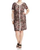Marina Rinaldi Diece Floral Perforated Dress