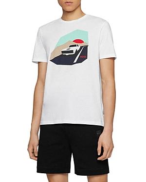 Boss Teecar Regular Fit Short Sleeve Graphic Tee