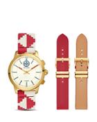 Tory Burch Torytrack Collins Red Hybrid Smartwatch, 38mm