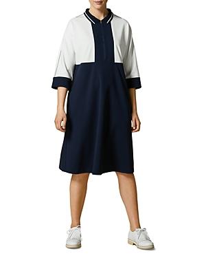 Marina Rinaldi Oboe Colorblock Dress