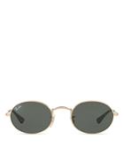 Ray-ban Oval Sunglasses With Brow Bar
