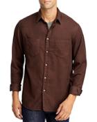Frame Double Pocket Brushed Flannel Regular Fit Shirt