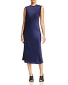 Dkny Asymmetric Seam Midi Dress