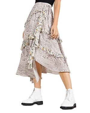 Ted Baker Tiered Side Split Skirt