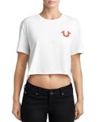 True Religion Cropped Graphic Tee
