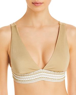 Peixoto Charlie Crochet Trim Bikini Top - 100% Exclusive
