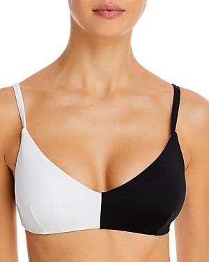 Aqua Color Blocked Bikini Top - 100% Exclusive