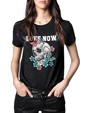 Zadig & Voltaire Love Now Skull Graphic Tee