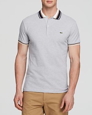 Lacoste Piped Pique Polo - Slim Fit