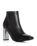 Sol Sana Women's Alicia Leather Embellished Booties