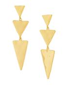 Gorjana Luca Tiered Triangle Drop Earrings