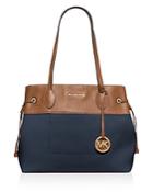 Michael Michael Kors Large Marina North South Drawstring Canvas Tote