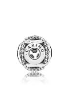 Pandora Charm - Sterling Silver & Cubic Zirconia Caring, Essence Collection