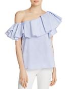 Mlm Label Ruffle One Shoulder Top - 100% Exclusive