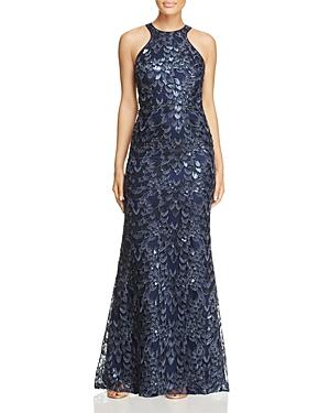 Carmen Marc Valvo Infusion Sequin Gown