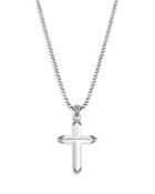 John Hardy Sterling Silver Classic Chain Cross Pendant Necklace, 26