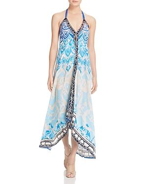 Flying Tomato Halter Printed Maxi Dress - Compare At $89