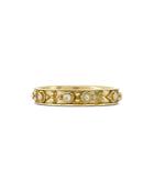 Amrapali Jewels Diamond Narrow Ring In 18k Yellow Gold, 0.09 Ct. T.w.
