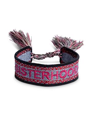 Zadig & Voltaire Band Of Sisters Embroidered Tassel Bracelet
