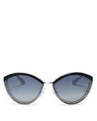 Prada Women's Mirrored Oval Sunglasses, 64mm