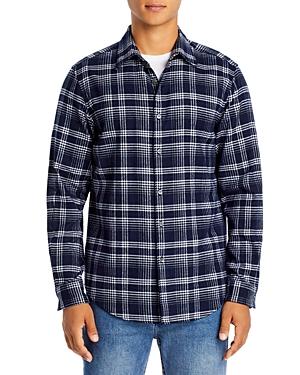 Theory Noll Twill Flannel Relaxed Fit Shirt