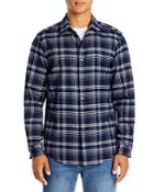 Theory Noll Twill Flannel Relaxed Fit Shirt
