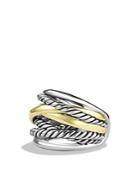 David Yurman Crossover Wide Ring With 14k Gold