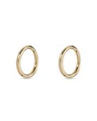 Apres Jewelry 14k Yellow Gold Endless Huggie Hoop Earrings