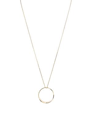 Aqua Olive Simple Circle Necklace, 30 - 100% Exclusive