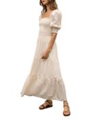 Moon River Smocked Tiered Maxi Dress