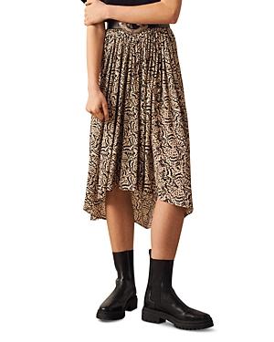 Ba & Sh Lenny Abstract Print Skirt