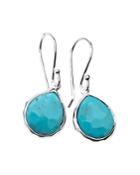 Ippolita Sterling Silver Rock Candy Turquoise Drop Earrings