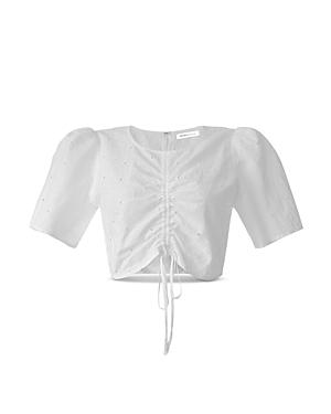 Bcbgeneration Ruched Puff Sleeve Top